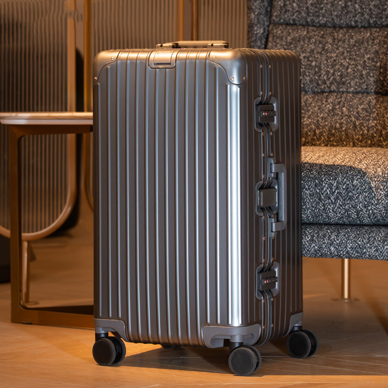 Aluminum Magnesium Alloy Suitcase with TSA Lock