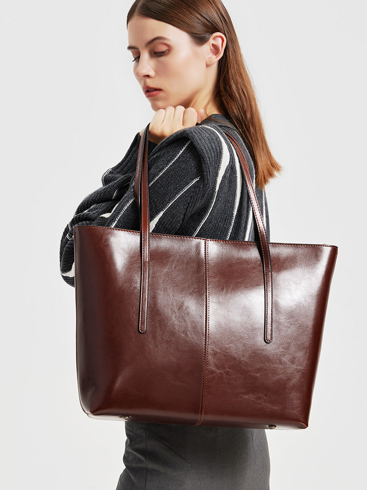 Genuine Leather Tote Bag