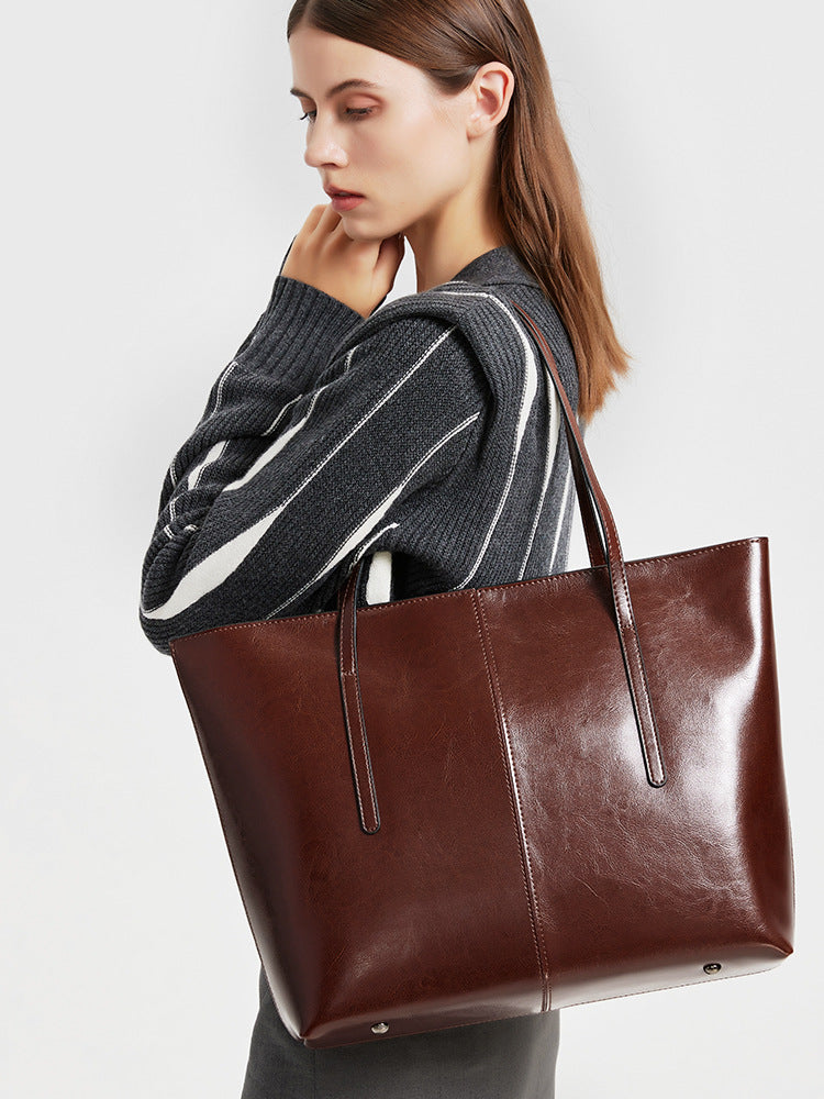 Genuine Leather Tote Bag