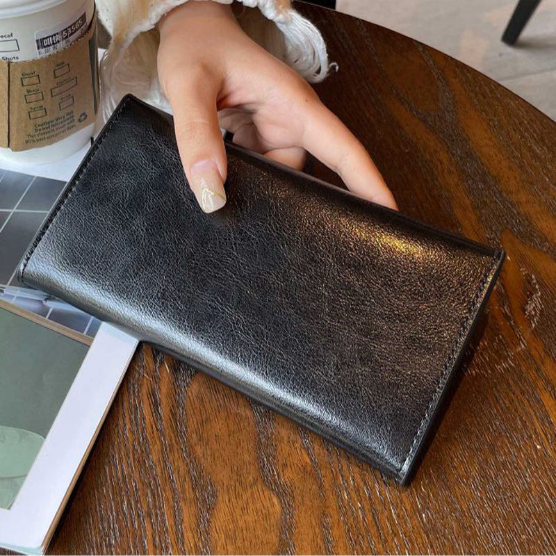 Genuine Leather Wallet for Women-  Large Capacity