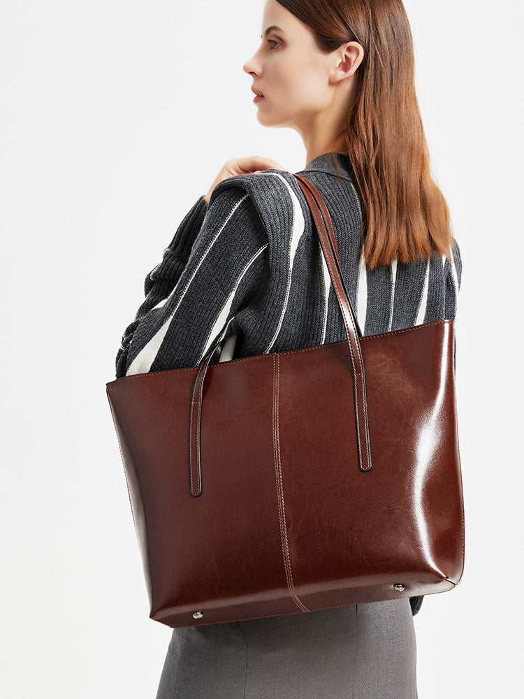 Genuine Leather Tote Bag