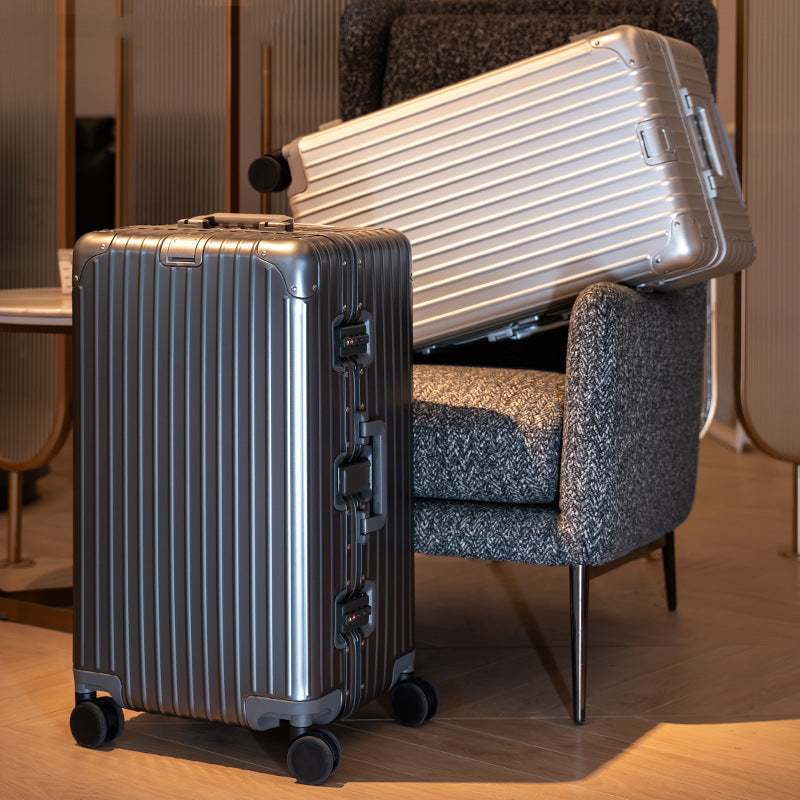 Aluminum Magnesium Alloy Suitcase with TSA Lock