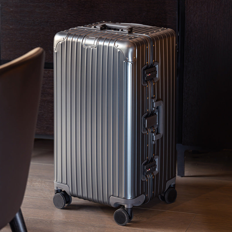 Aluminum Magnesium Alloy Suitcase with TSA Lock
