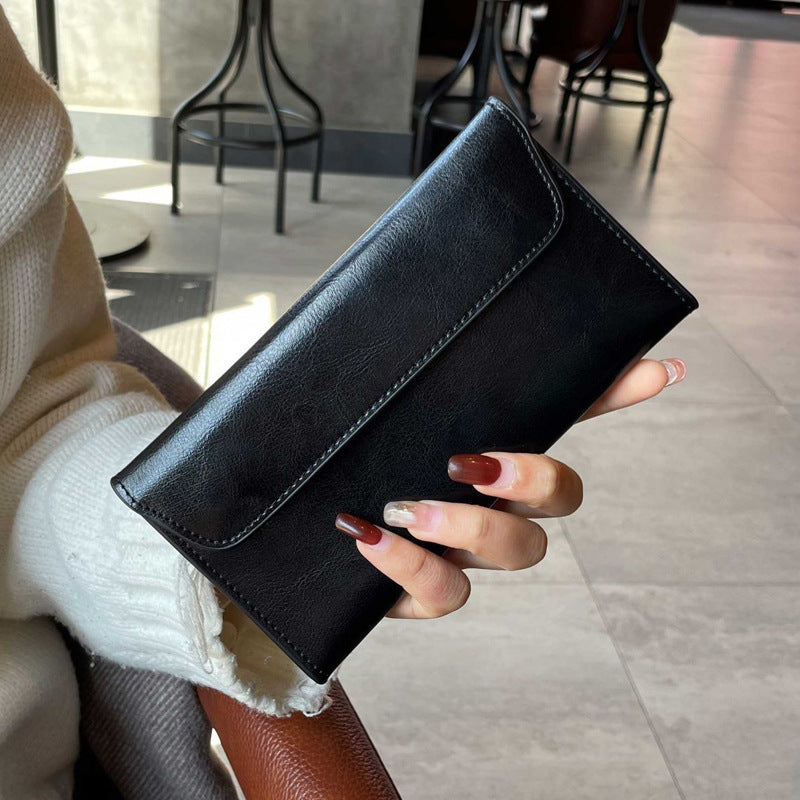 Genuine Leather Wallet for Women-  Large Capacity